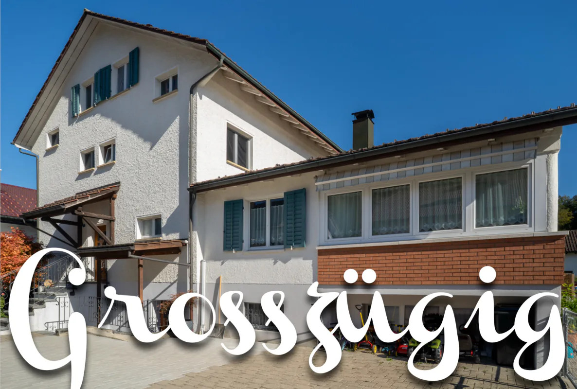 Spacious 9.5-room multi-generation house with plenty of space and beautiful surroundings