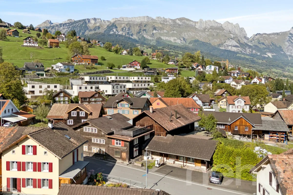 Objet d'investissement avec permis de construire pour 9 appartements à Grabs
