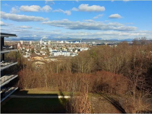 126 m2 d'expérience de vie en attique à Allschwil avec vue sur Bâle