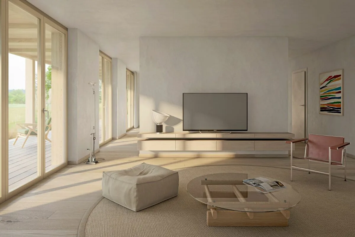 A home with a far-reaching view and rural idyll
