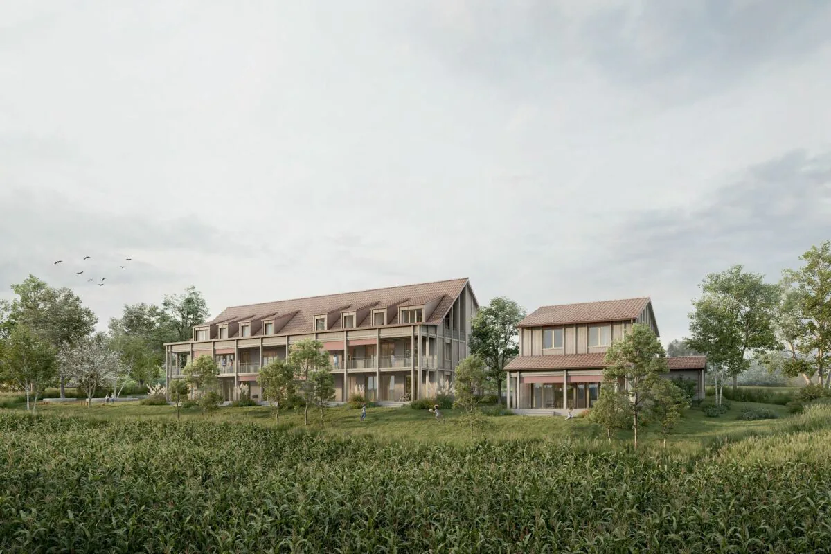 Panoramic view of Affeltrangen - new, detached 5.5-room single-family home