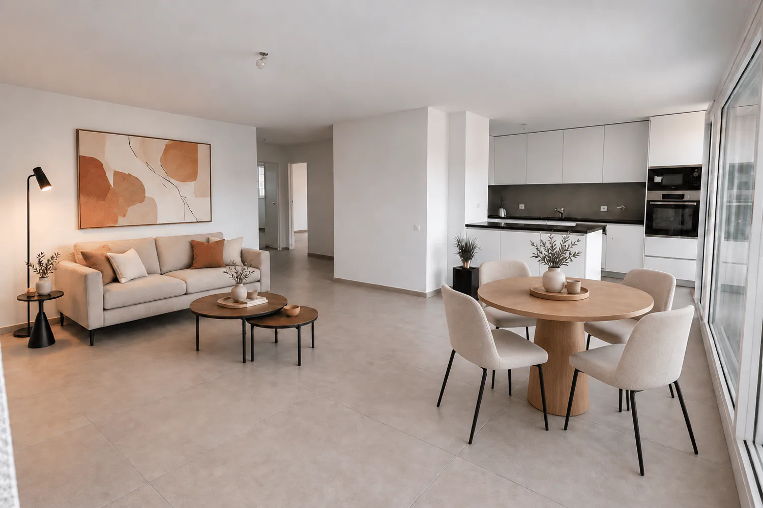 Apartment with 4.5 rooms - 118 m² - Fully renovated