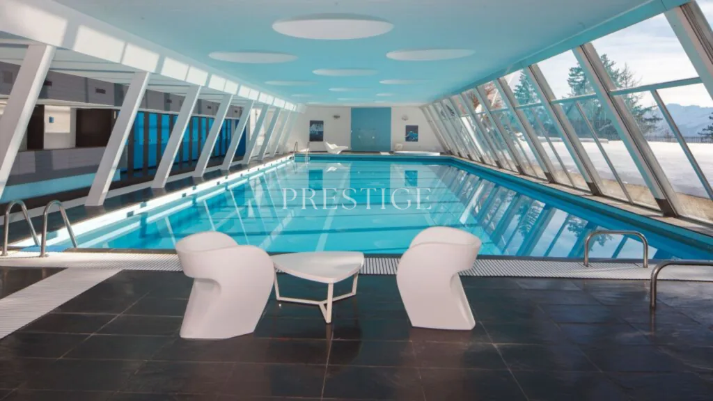Ski in&out Duplex 3 rooms at the Tour de Super-Crans – Panoramic view & hotel services
