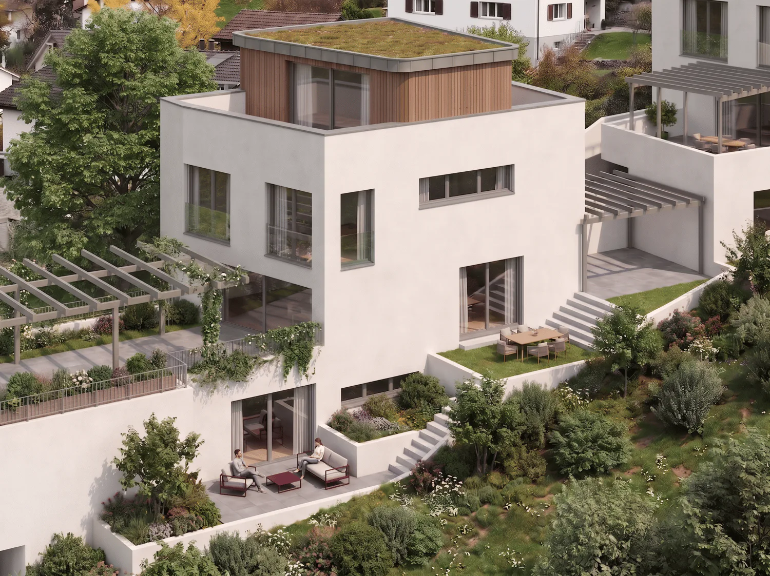Démarrage de la construction – Maisons familiales exclusives Minergie-P