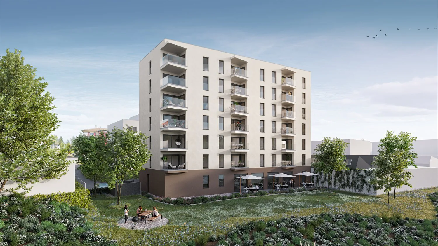 Appartamento moderno di 2,5 locali con balcone a Friburgo