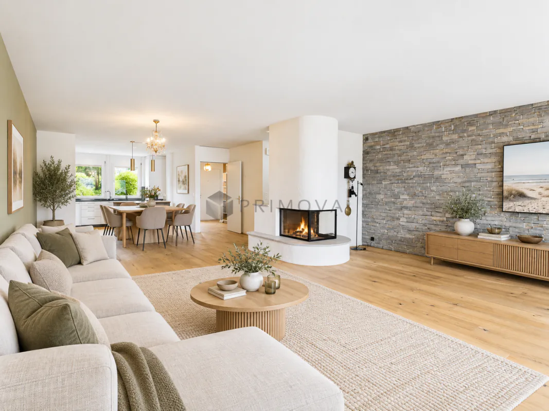 Logenplatz über dem Vierwaldstättersee, elegantes Reihenhaus-Juwel in Luzern