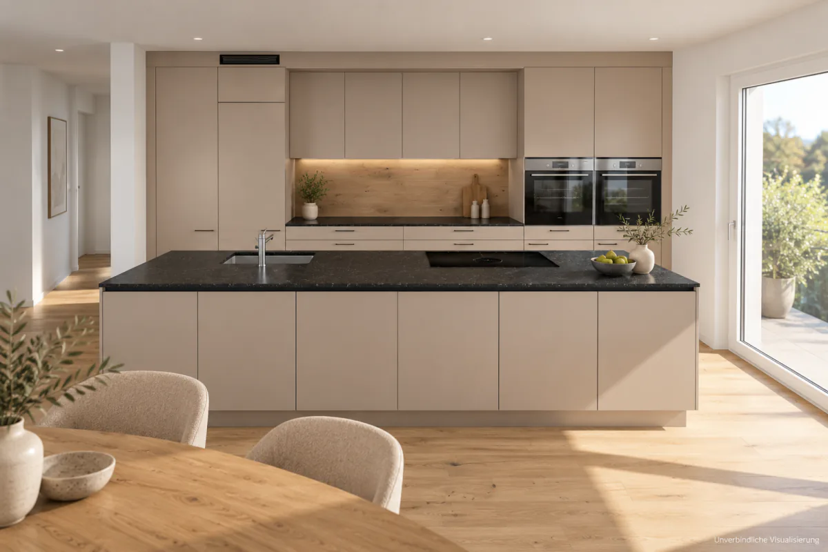 Appartement neuf de 5,5 pièces avec terrasse ensoleillée spacieuse