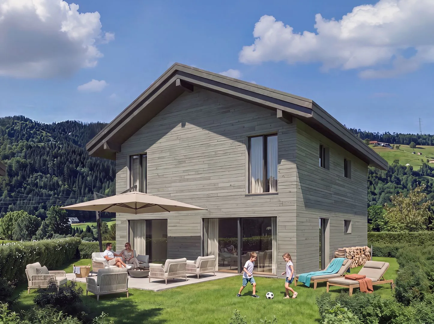 Neubau mit Herz fürs Landleben