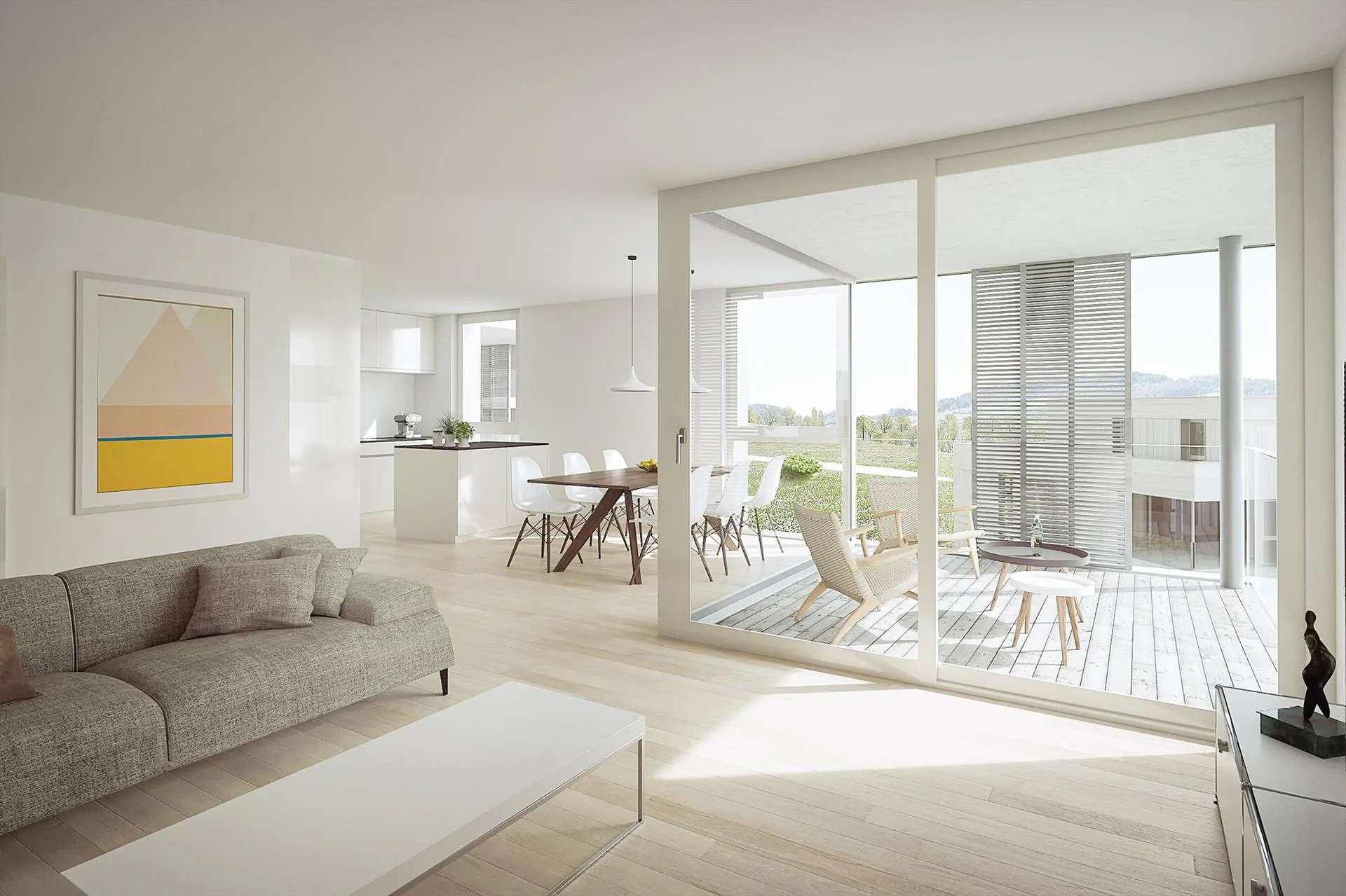 5.5-Zimmer-Attikawohnung mit Seesicht