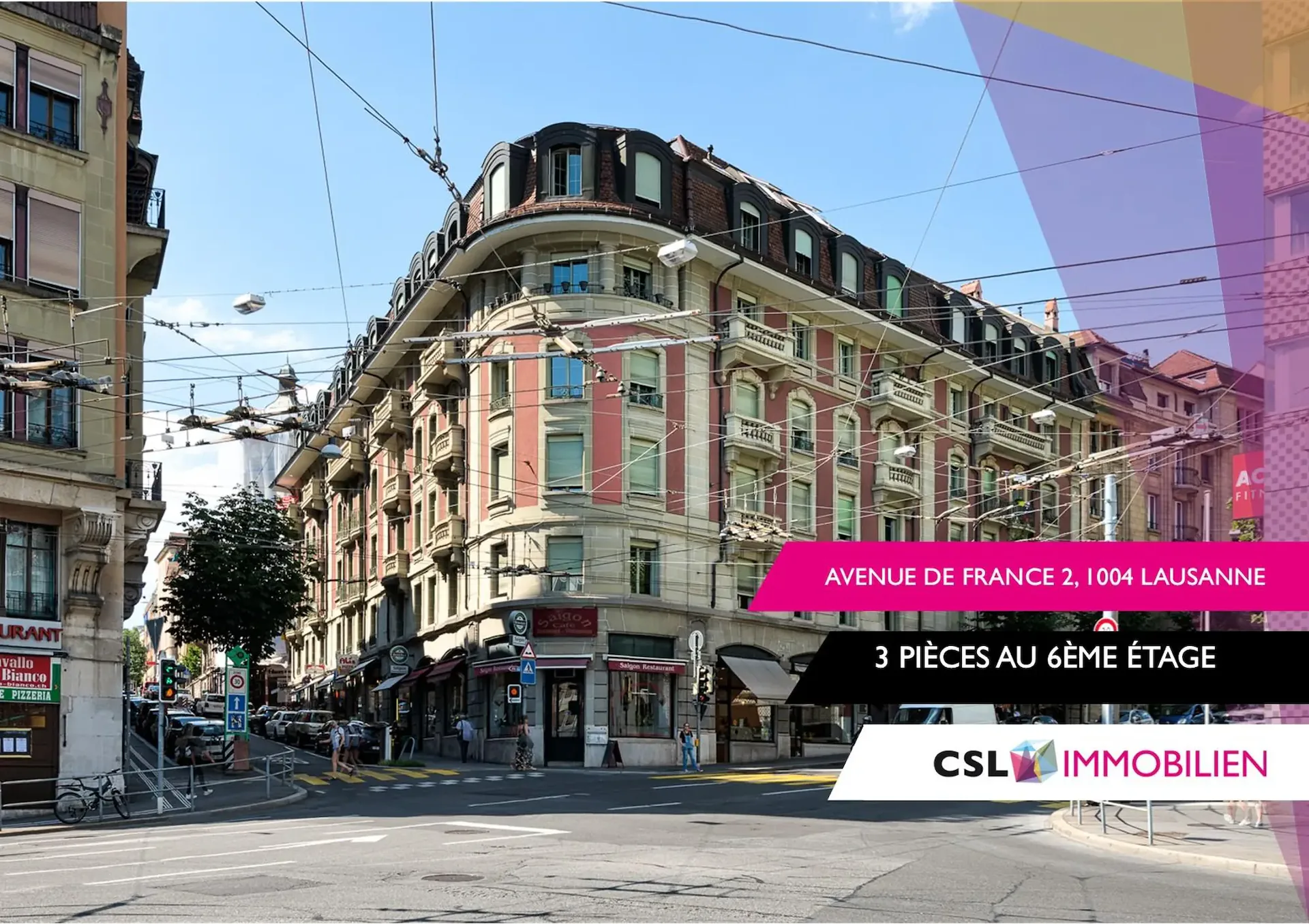 Magnifique attique au centre de Lausanne
