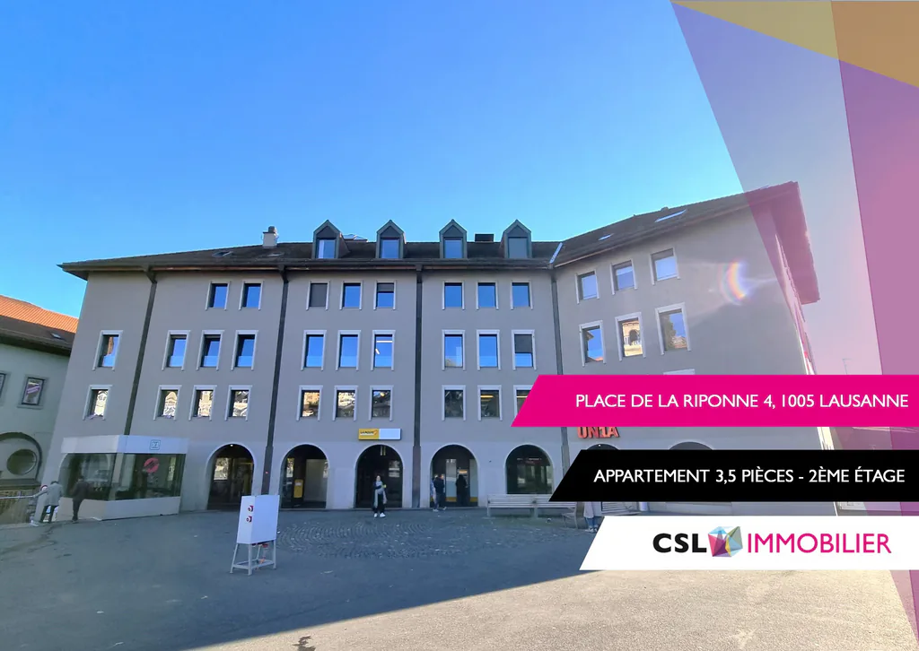 Magnifique appartement entièrement rénové au coeur de Lausanne
