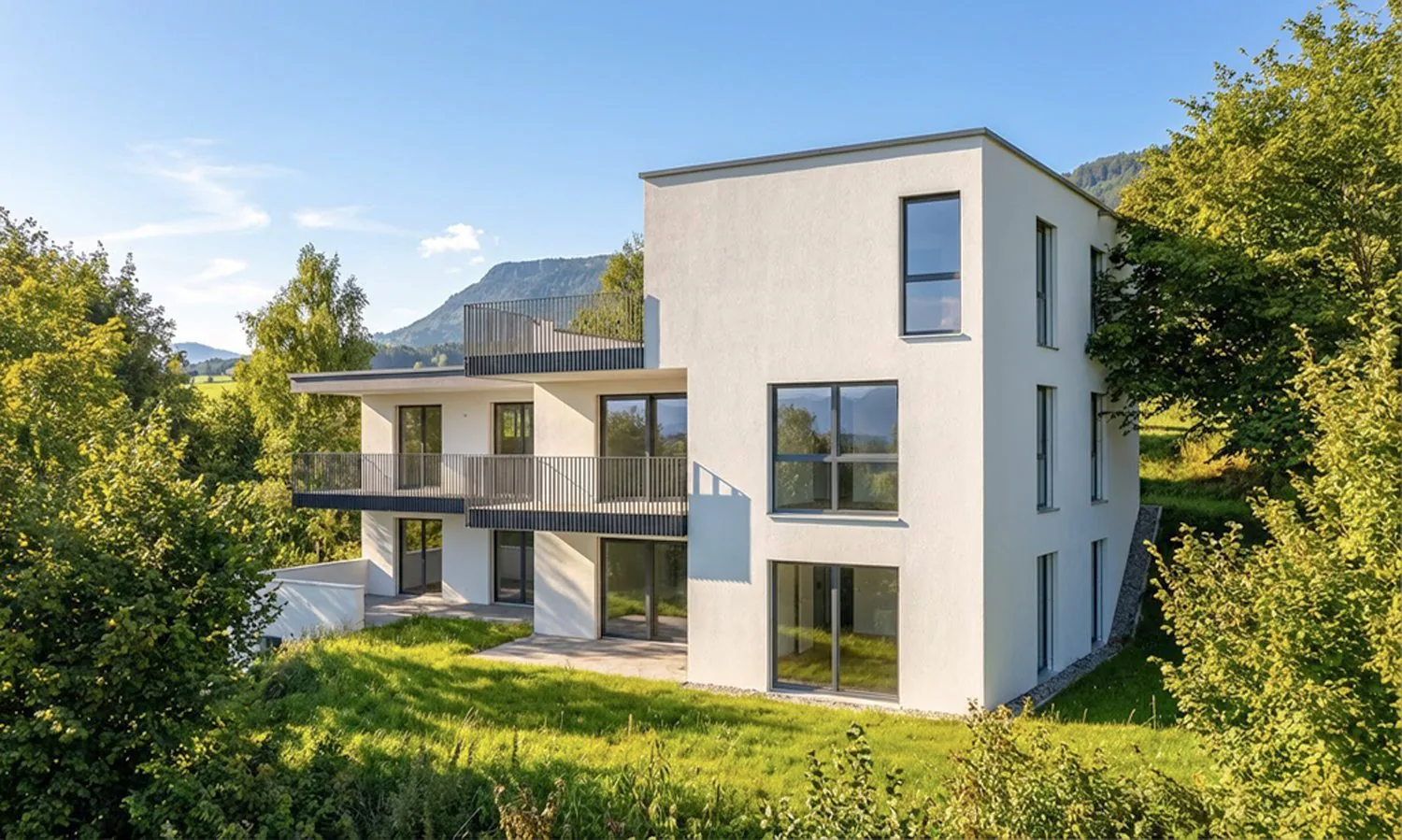 APPARTEMENT DACHS LUMINEUX 3.5 PIÈCES DANS UN ENVIRONNEMENT VERT AVEC TERRASSE À LUMINO