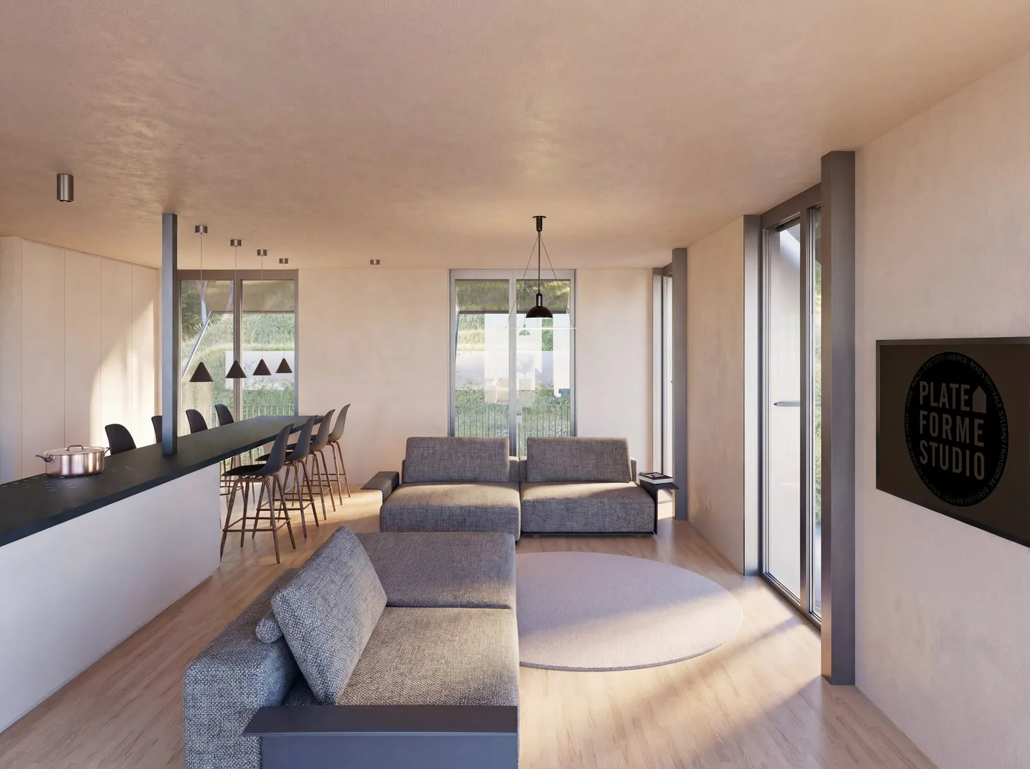 Moderno appartamento 4.5 locali con vista panoramica a Pregassona