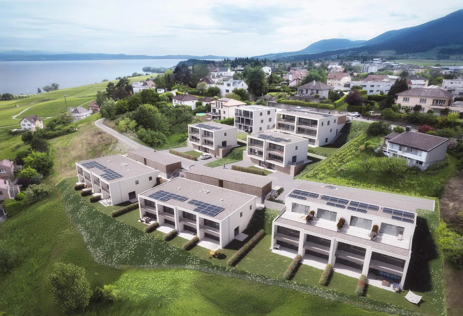 Contemporary semi-detached villa with 6.5 rooms
