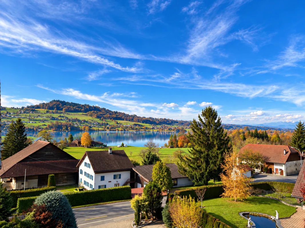 Appartement maisonnette de 4,5 pièces lumineux avec vue sur le lac à louer
