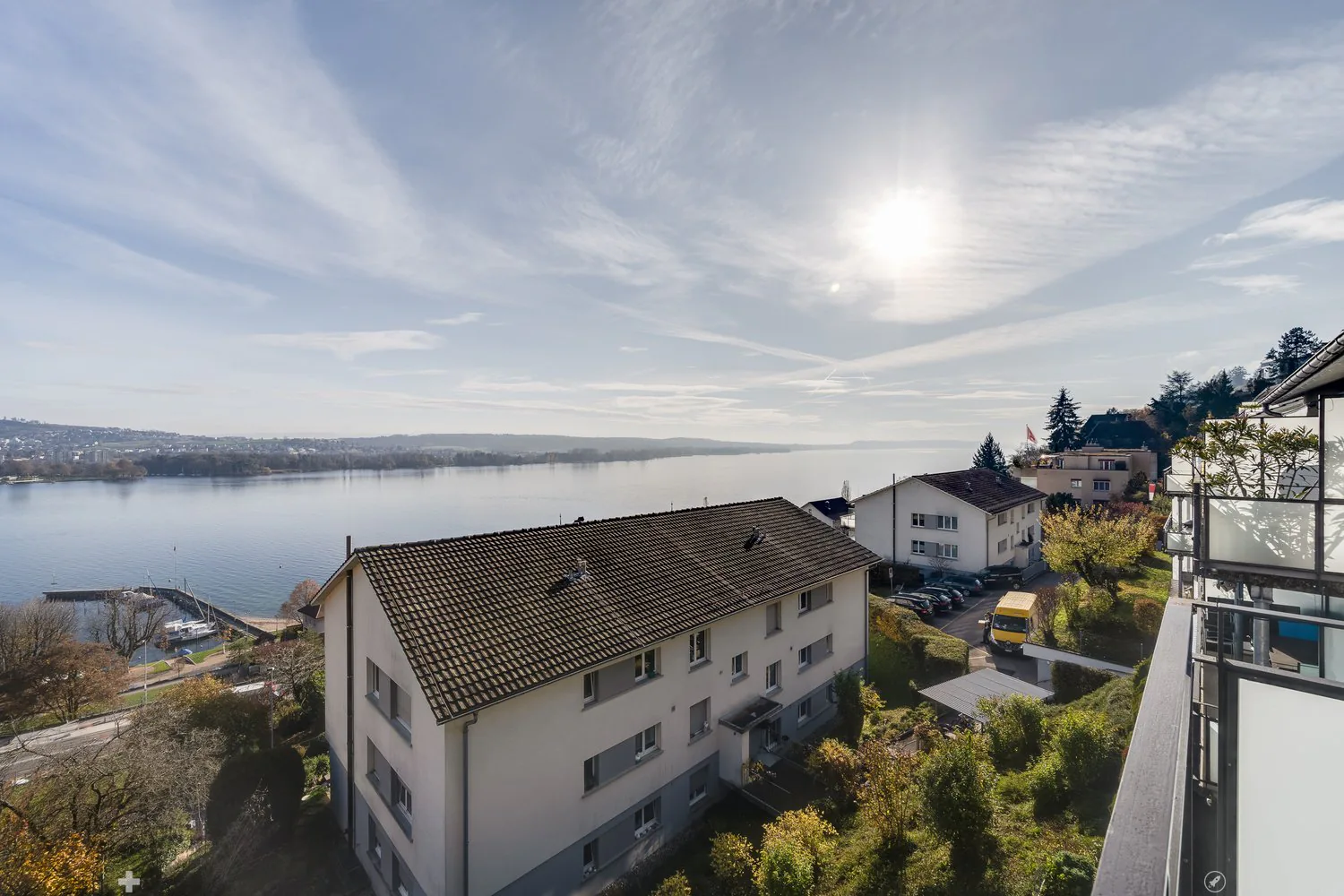 Aussicht auf die Alpen & auf den Bielersee
