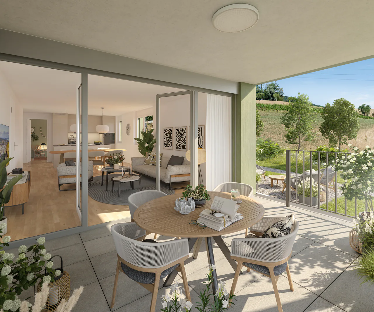 Nuovo edificio Fluhblick - Vivere con vista, comfort e qualità della vita