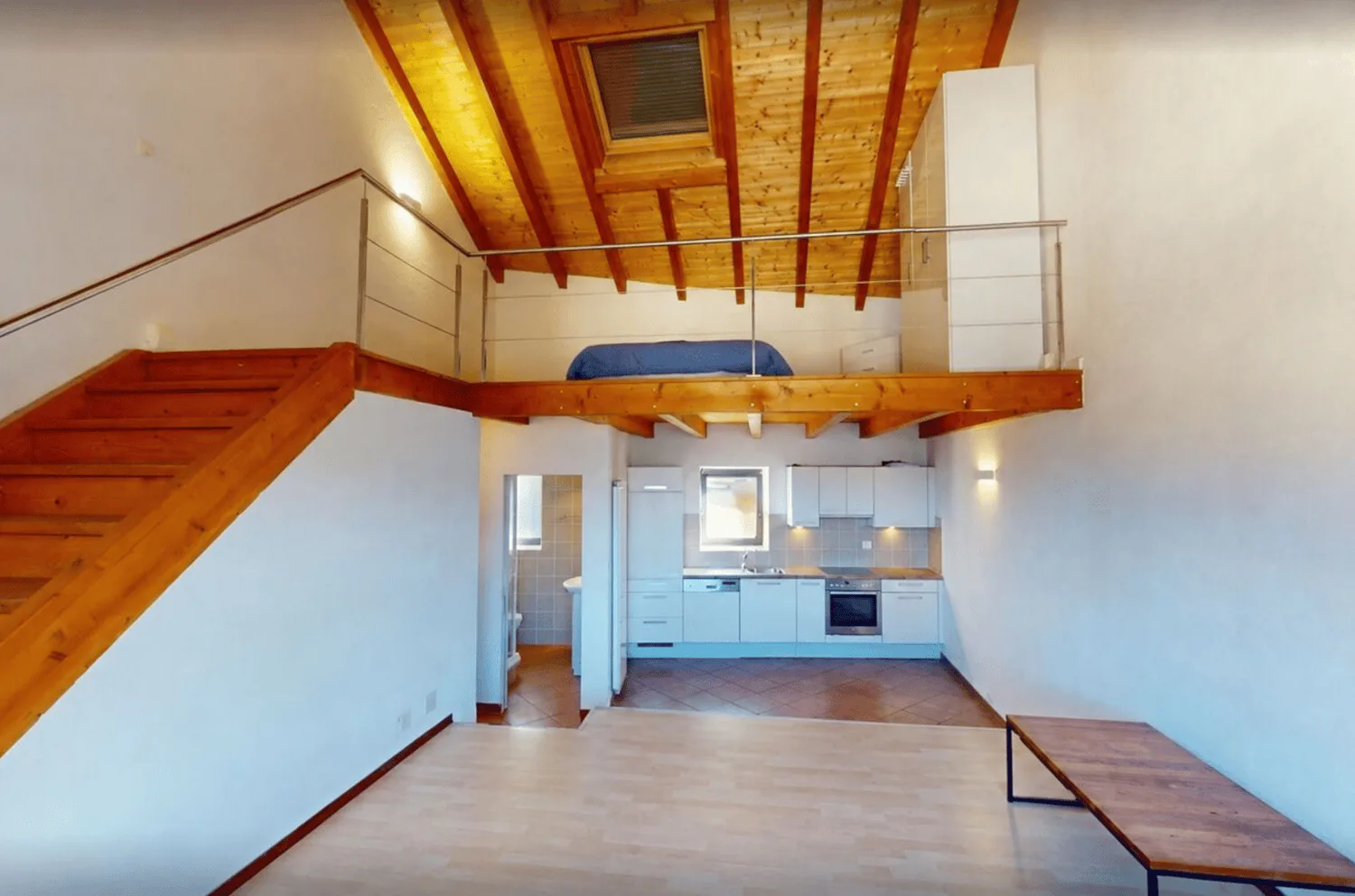 Charming 2-room loft with lake view in Gerra (Gambarogno)