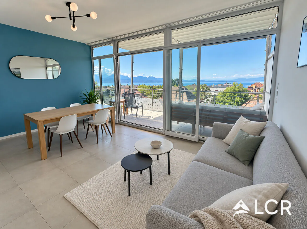 Bello appartamento di 3.5 locali a Losanna / con vista sul lago