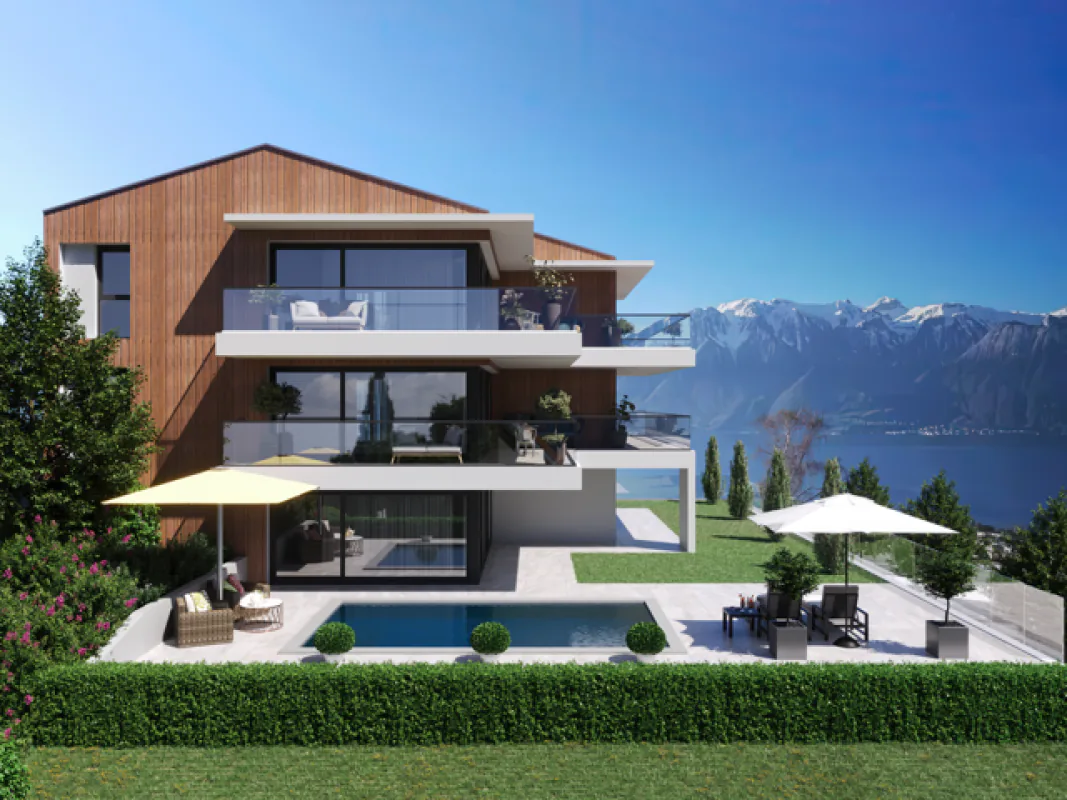 3 Appartements de standing à 3 minutes de Vevey