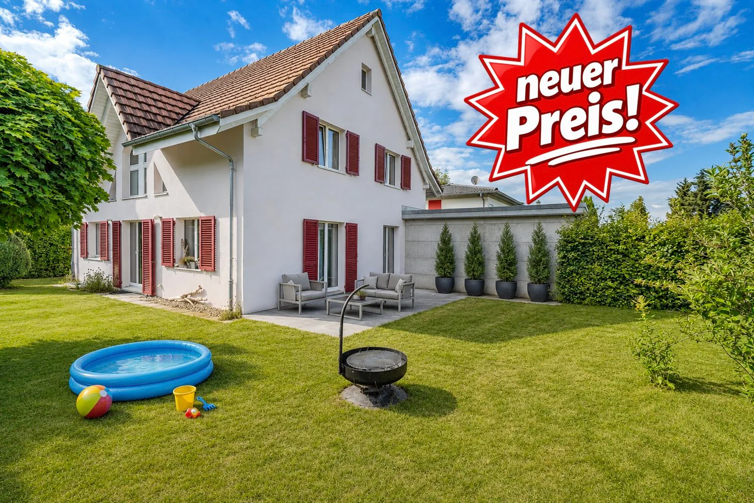 Charmantes Einfamilienhaus mit Garten & Carport