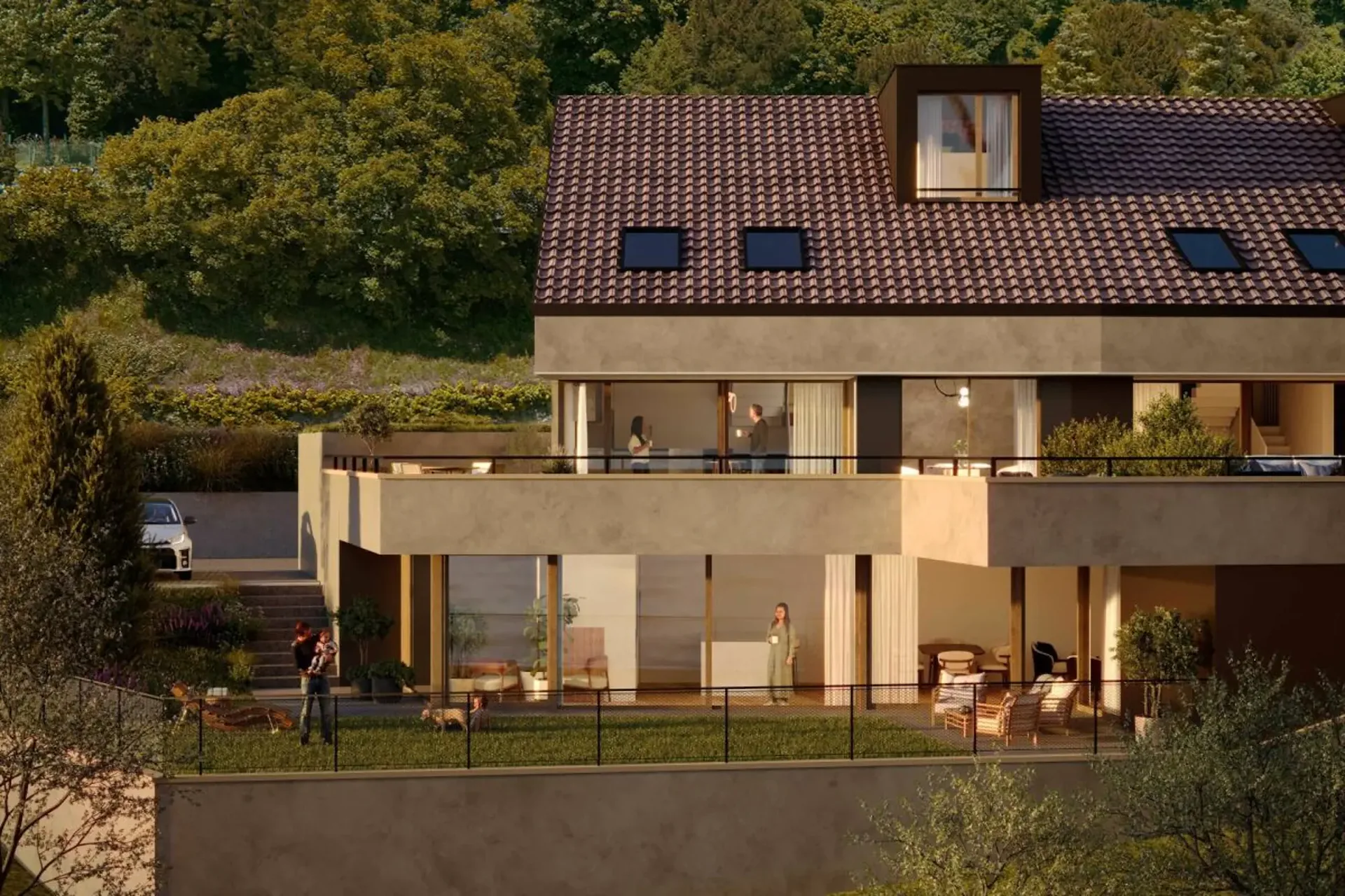 Appartement de standing avec vue lac exceptionnelle