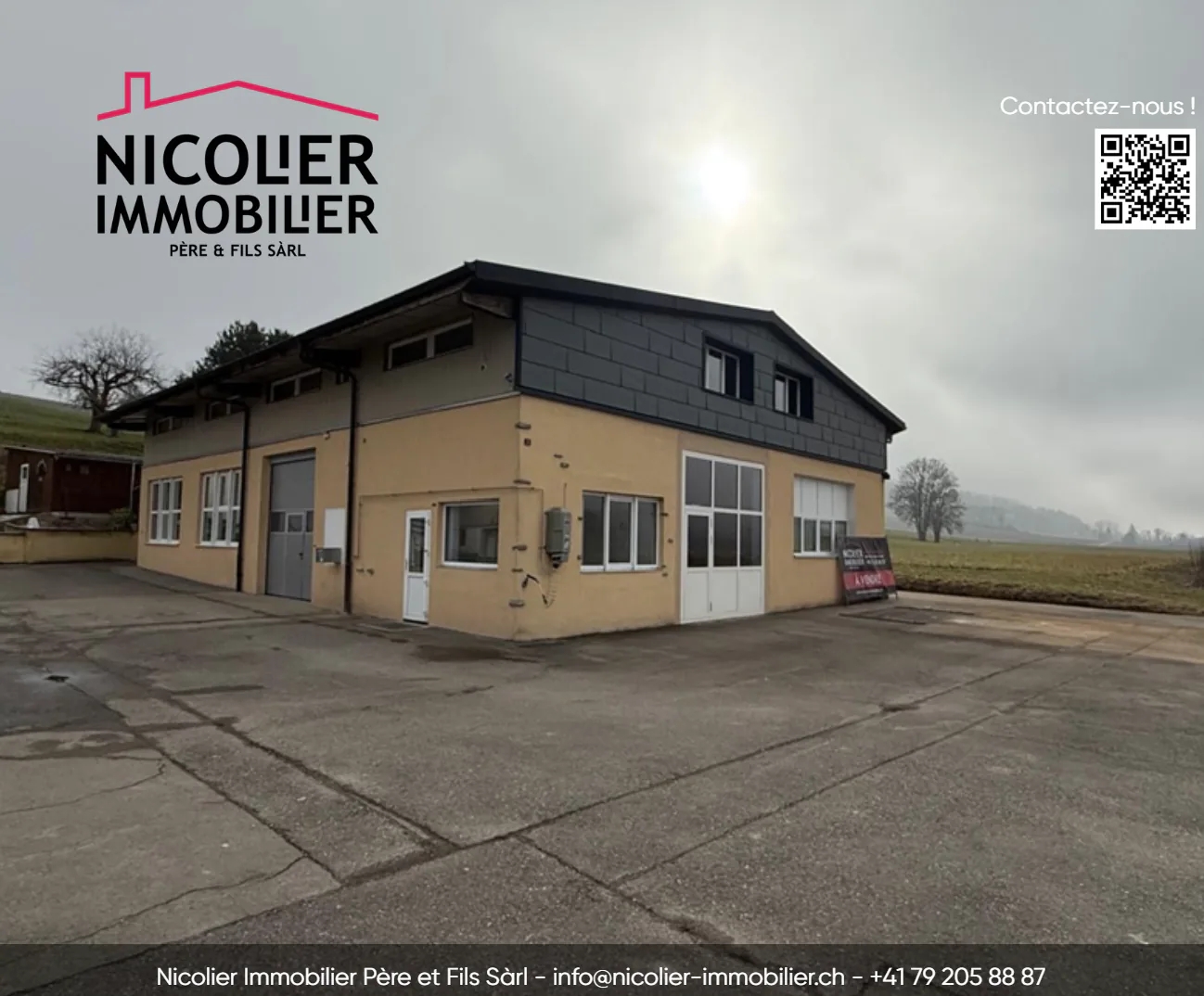 Locale commerciale e magazzino in affitto a Seigneux
