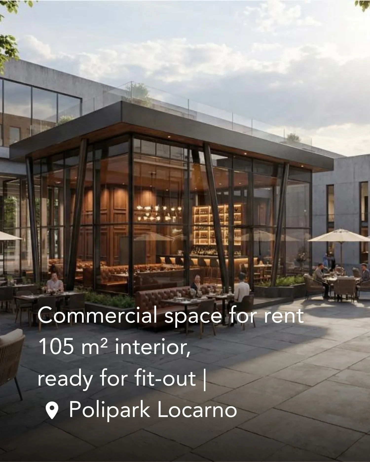 Local Commercial à Louer — Restaurant/Bar — Polipark, Locarno-Riazzino