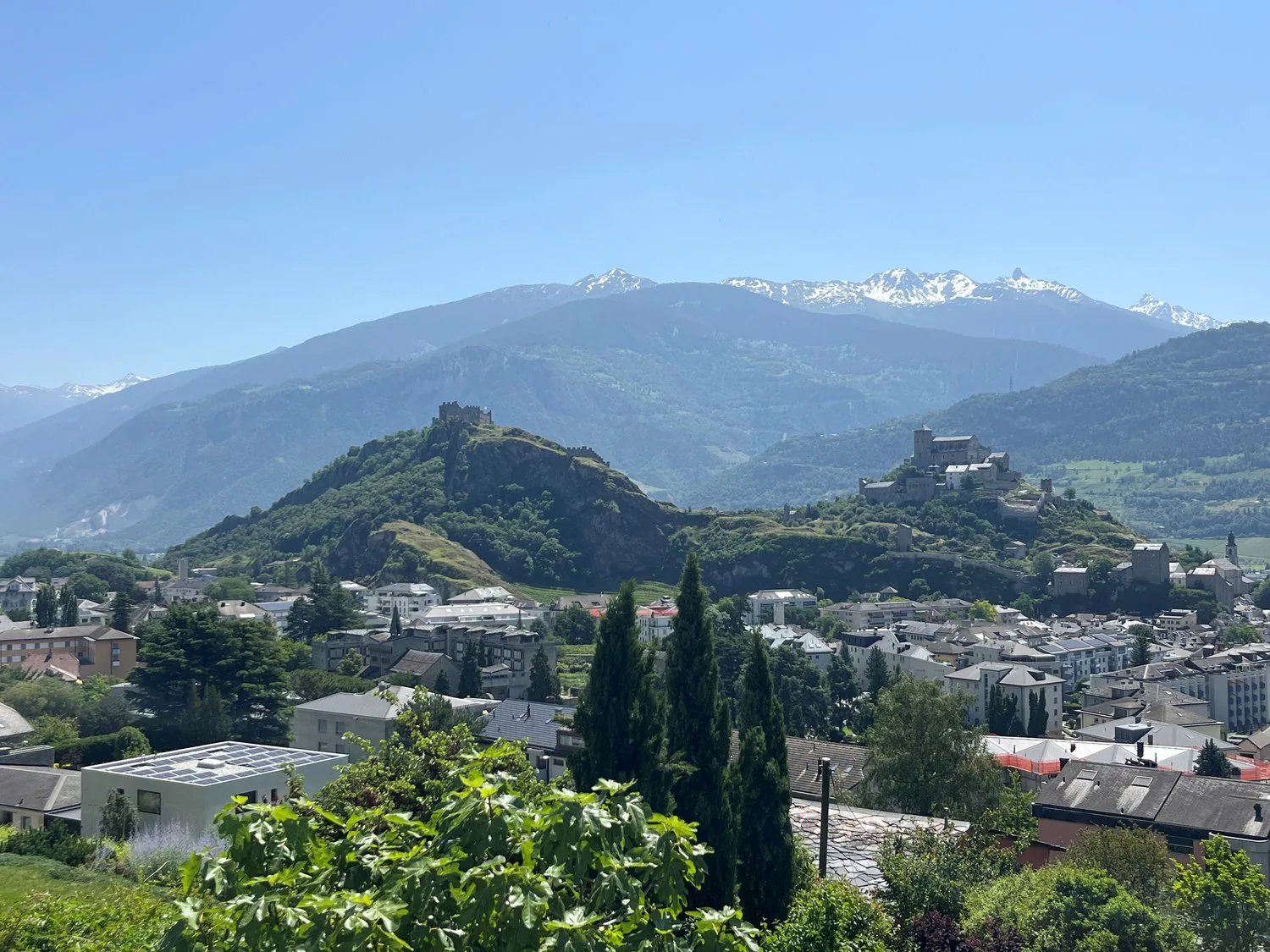 Terrain à bâtir avec vue panoramique à Sion