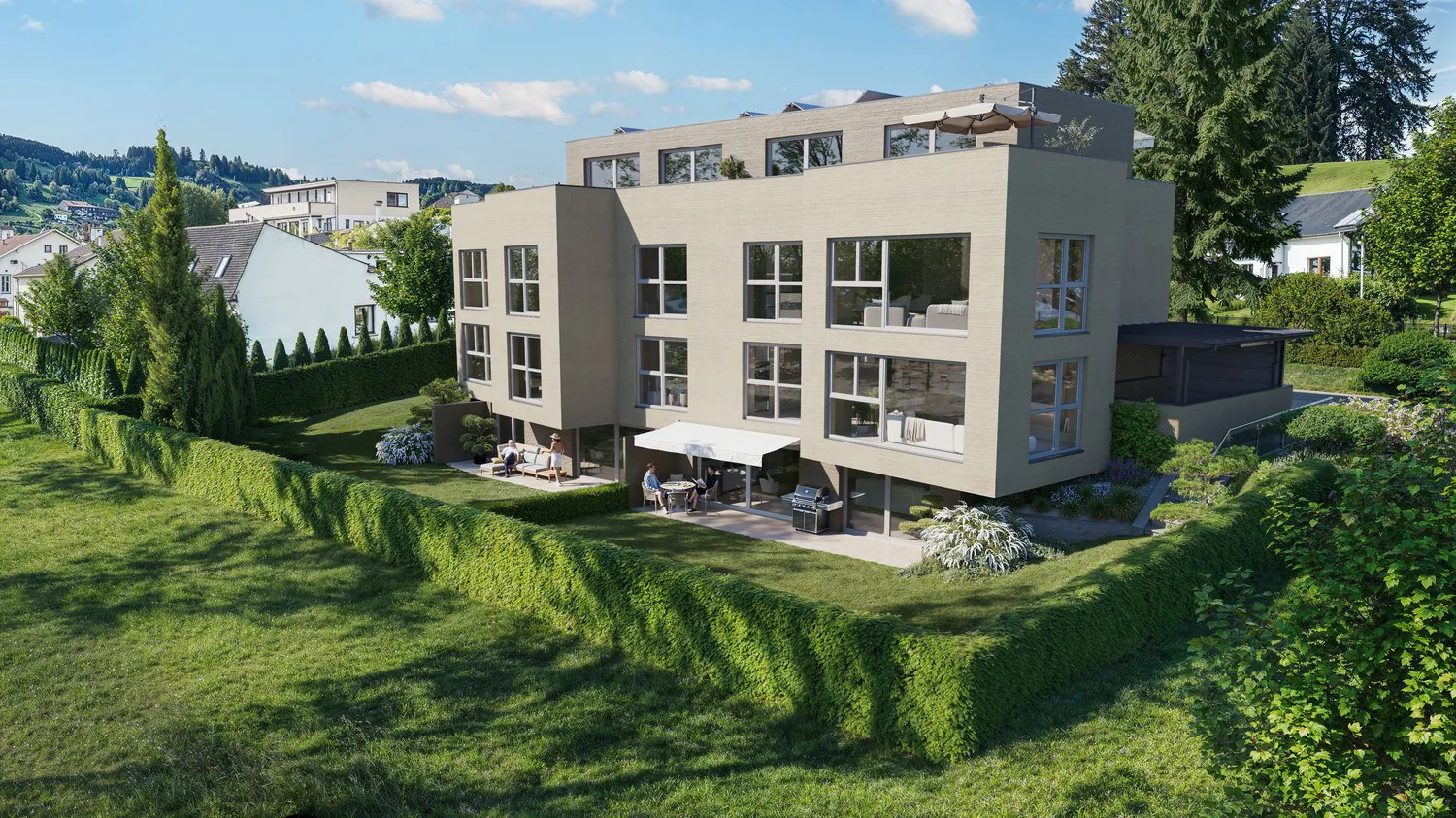 Godetevi la vista sulla montagna e l'aria del parco - appartamento maisonette 5.5 locali