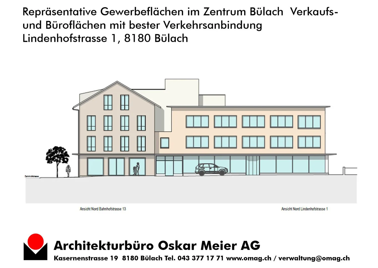 Attraktive Gewerbefläche im 2. OG mit ca. 117 m² im Neubau