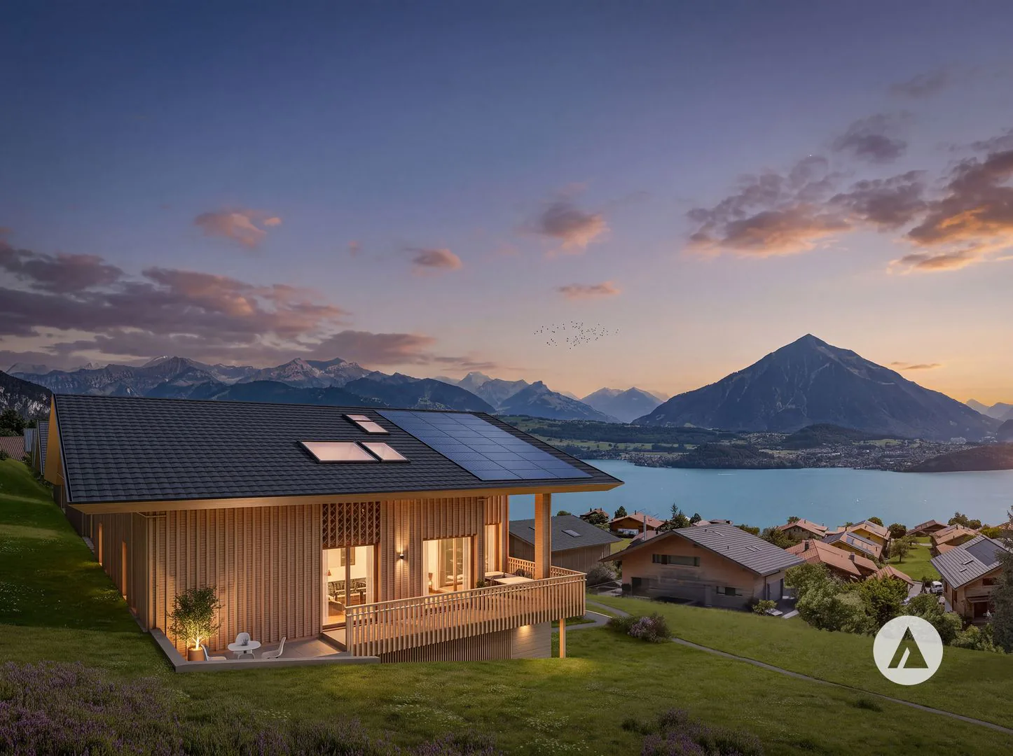 Neubauprojekt reblodge – modernes Wohnen mit See- und Bergsicht in Sigriswil