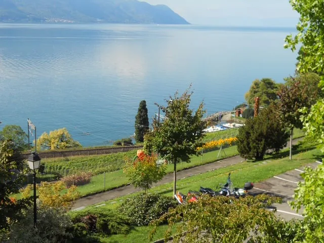 Gewinnbringendes Gebäude in der Nähe von Montreux mit Blick auf den See – 3 Wohnungen, Gärten, Terrassen