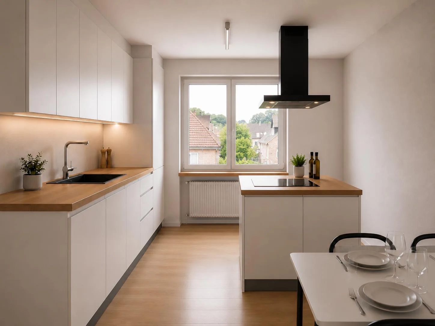 neu sanierte Wohnung in zentraler, ruhiger Lage