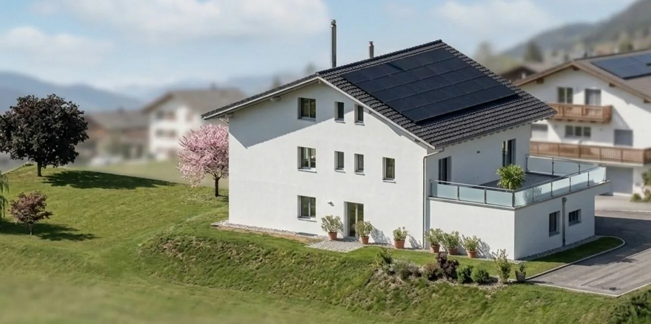 Spacious apartment on the edge of the village