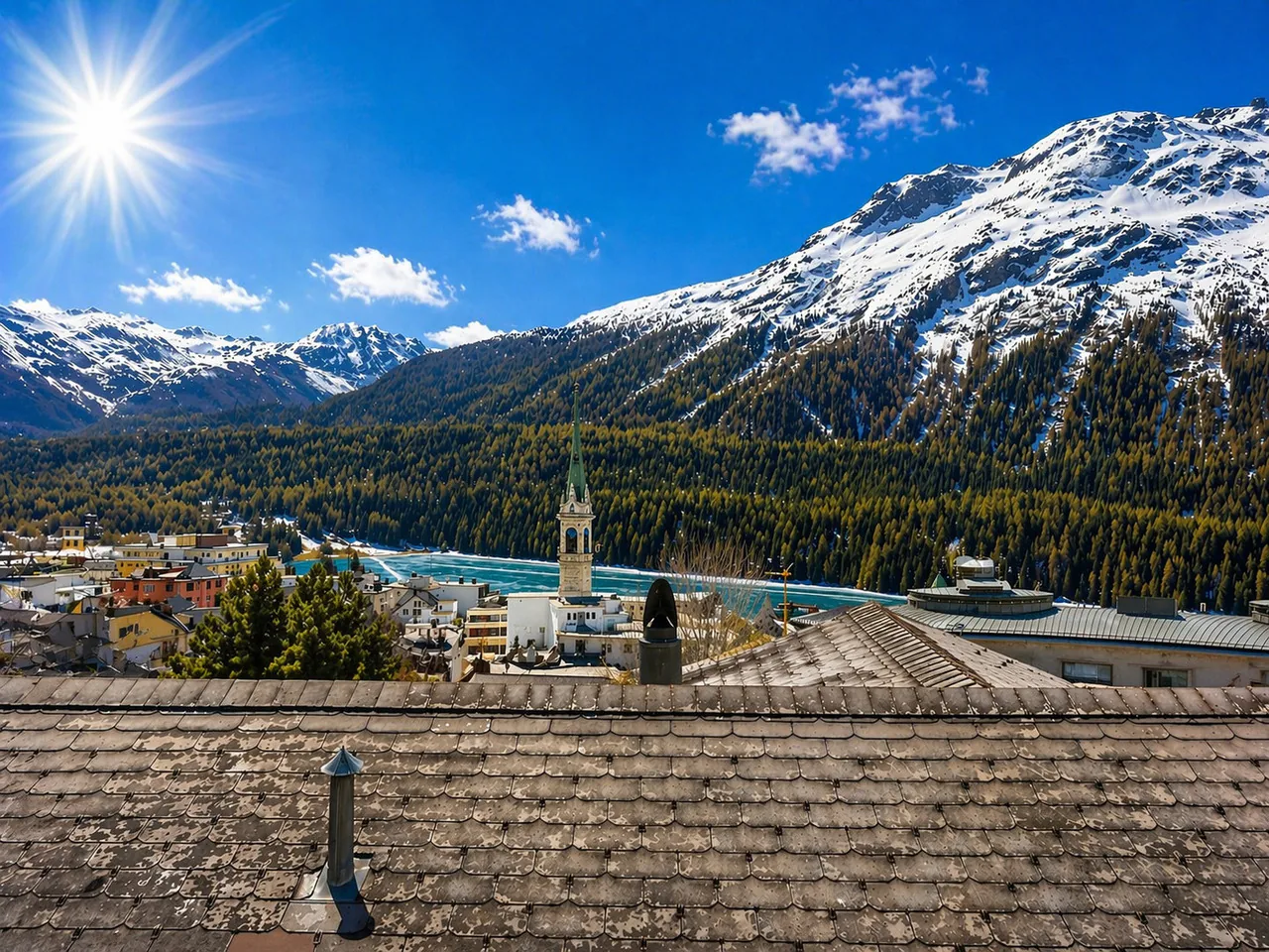 St. Moritz Dorf Seesicht - Zentral