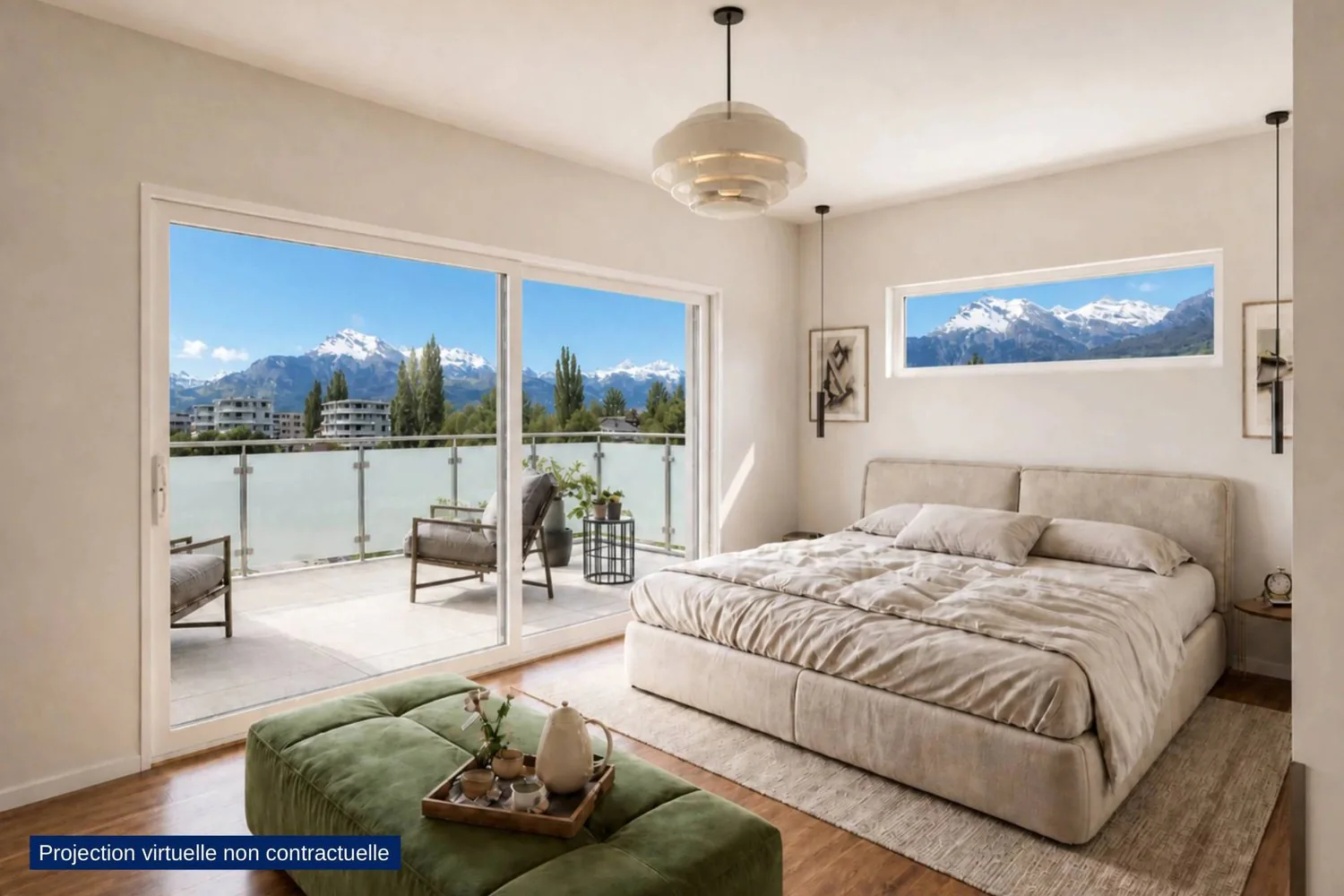 Last 3.5-room apartment with 13 m² terrace in new small building in Aproz