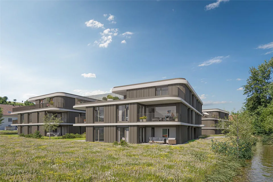 Modern living in a green environment - attic apartments