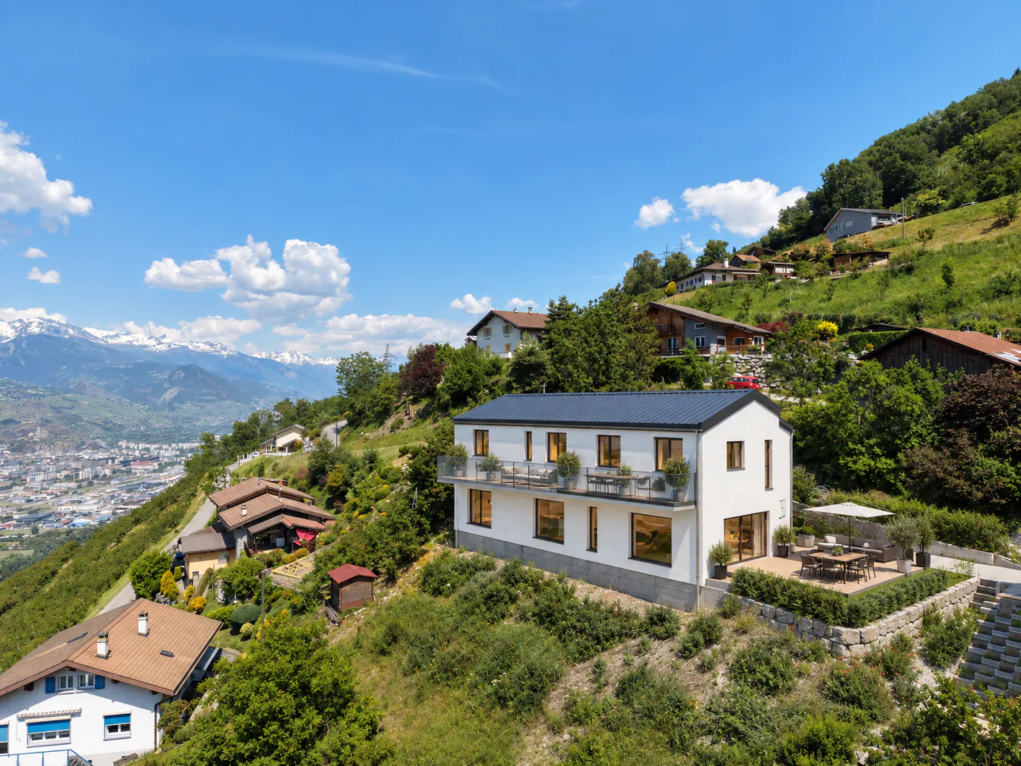Prächtige moderne 6.5-Zimmer-Villa in Nendaz – Unvergleichlicher Blick auf die Berge