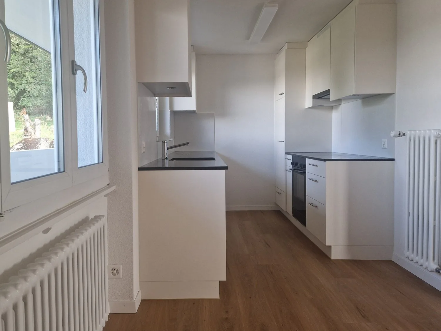 Completely renovated apartment in a city-near and yet quiet location