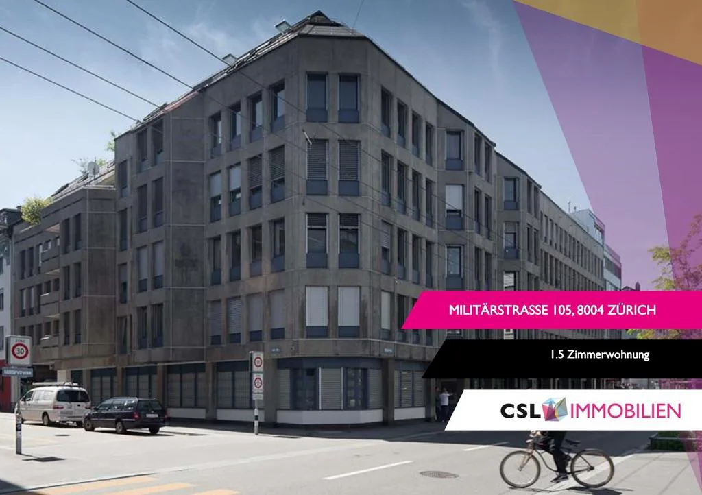 Appartement 1.5 pièces au cœur de Zurich