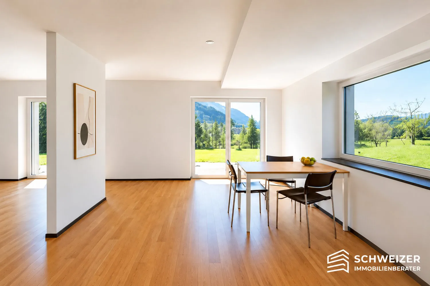 Charming exterior, modern interior – MFH with a far-reaching view
