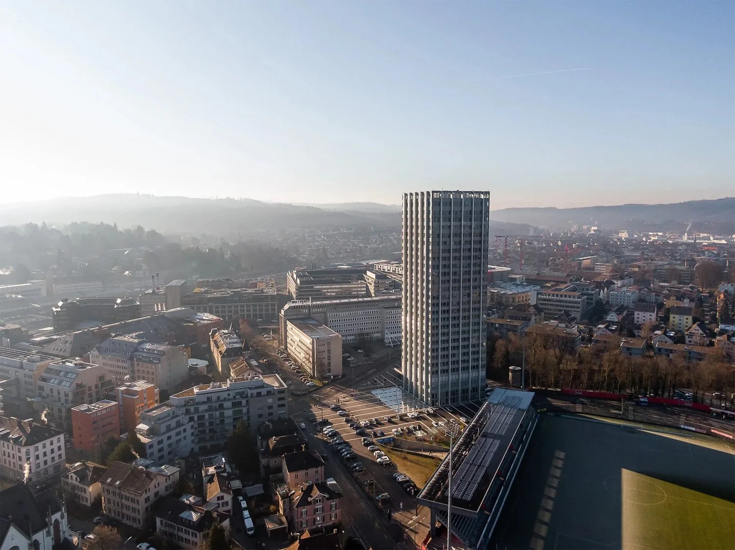 "Wintower" - Arbeiten über den Dächern von Winterthur!