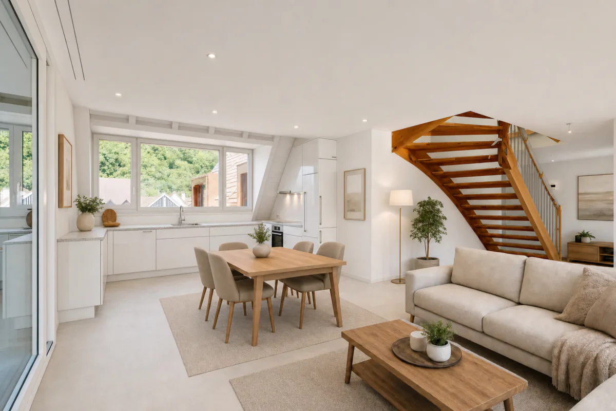 Living in the village - New 4.5-room maisonette apartment