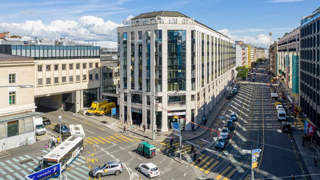 Ihre Motorradparkplätze neben dem Cornavin-Bahnhof