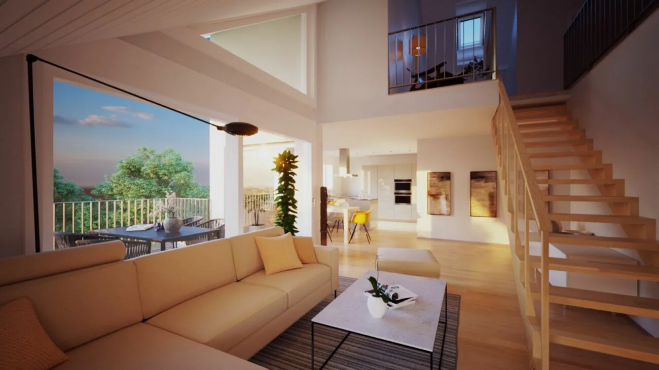 Giebelhof Aefligen - W08 Exklusive Duplex-Galeriewohnung mit 153 m² Wohnfläche