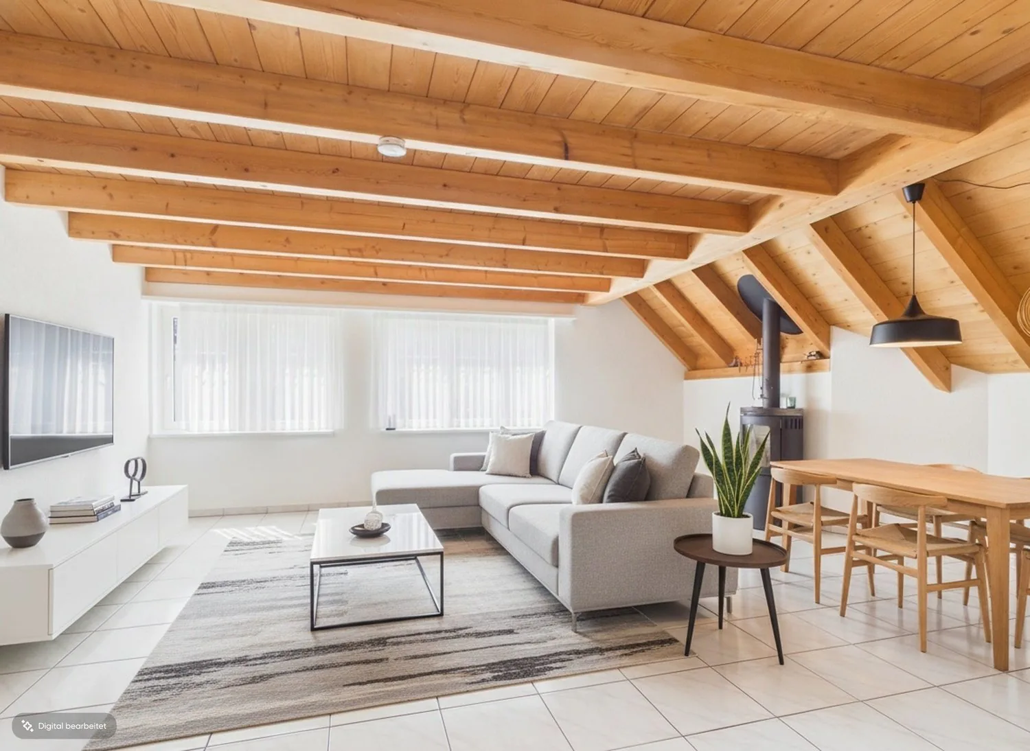 Charming 4.5-room maisonette apartment