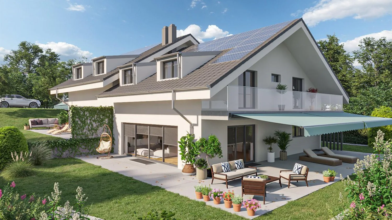 Baustelle geöffnet! Projekt von 2 Doppelhäusern nach Plänen (nur noch eines verfügbar)