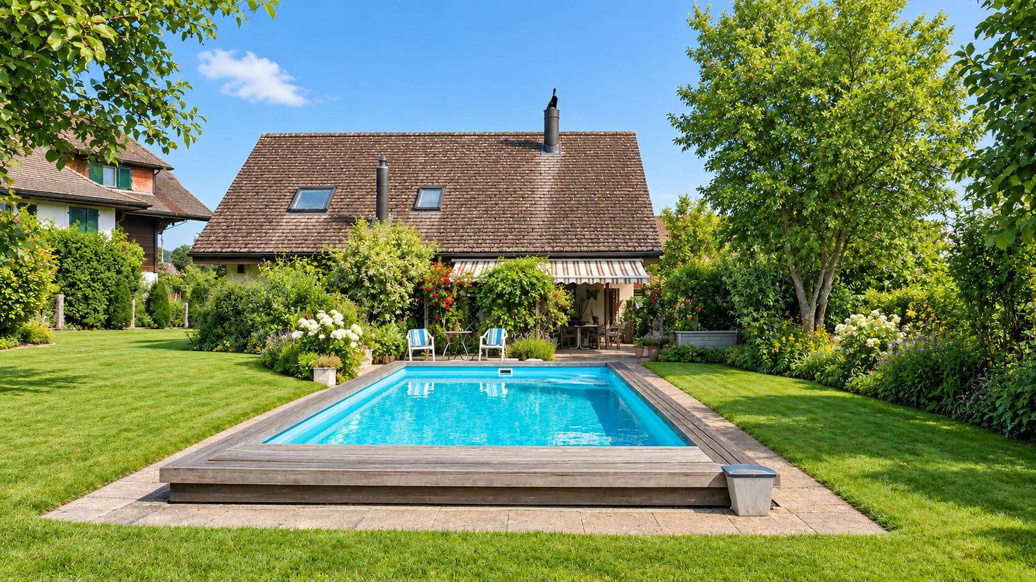 Detached single-family house with pool in Innerberg