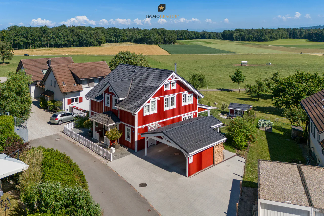 Ein Stück Schweden im Thurgau mit einer Lage zum Verlieben.